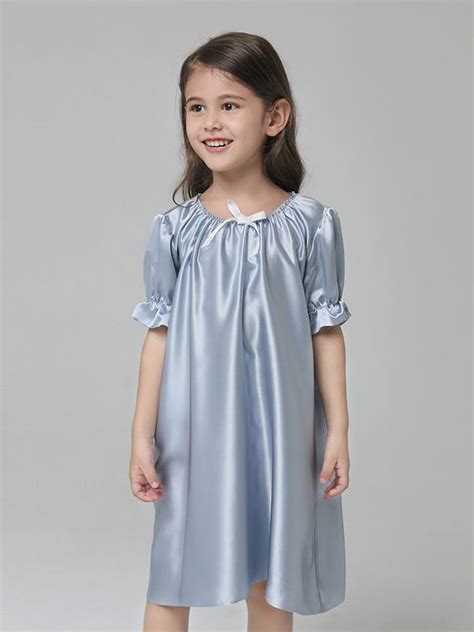 19 Momme Girls Princess Silk Nightgown Fs157 8800 Freedomsilk