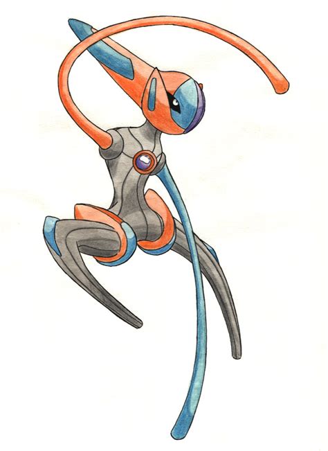 Deoxys Speed Form By Romainw On Deviantart