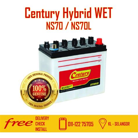 Price list of malaysia century battery products from sellers on lelong.my.  Official Store  Century Hybrid Wet [ NS70 / NS70L ...