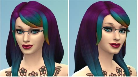 The Simsperience Colorful Rocker Hair • Sims 4 Downloads