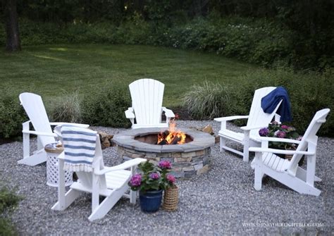 Adirondack chair home depot plans. Adirondack Chairs Around Fire Pit On Patio | Patio Chairs