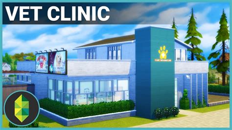 Vet Clinic The Sims 4 Building Youtube