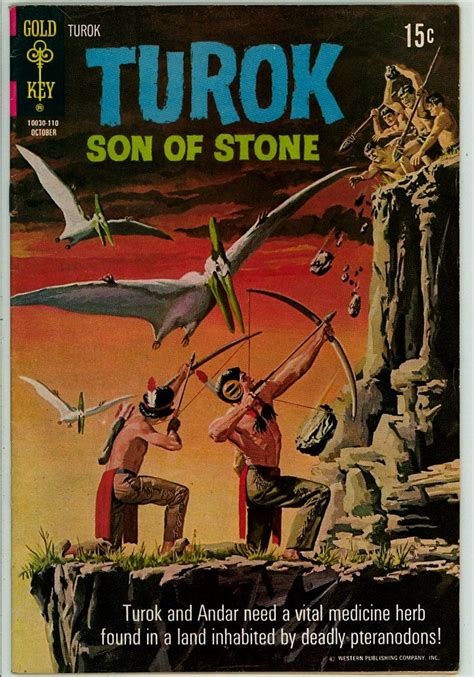 Turok Son Of Stone 75 Fn 55 Vintage Book Covers Comic Book Covers