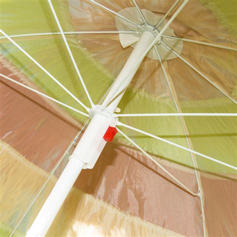 Garden Patio Hawaii Beach Sun Umbrella Sunshade Outdoor Folding Tilting
