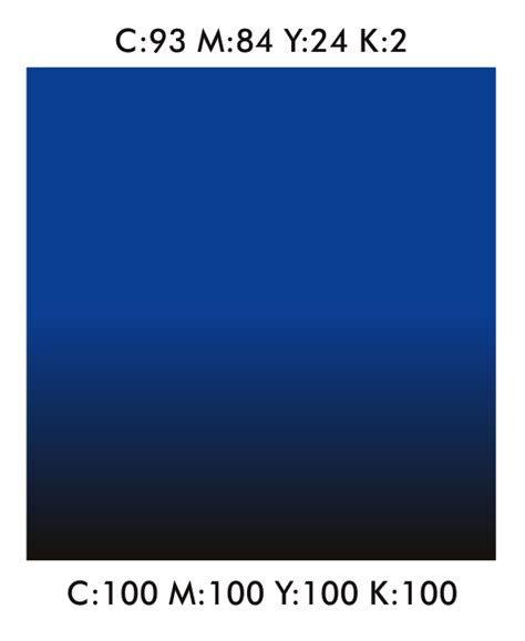 Cmyk Color Chart Navy Blue