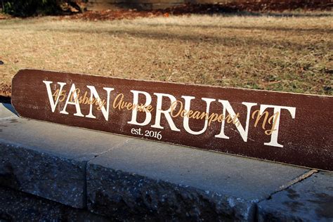 Of course, not all women change their names to the husband's family name upon marriage! Family Name with Established Date Painted Wood Sign (3ft ...
