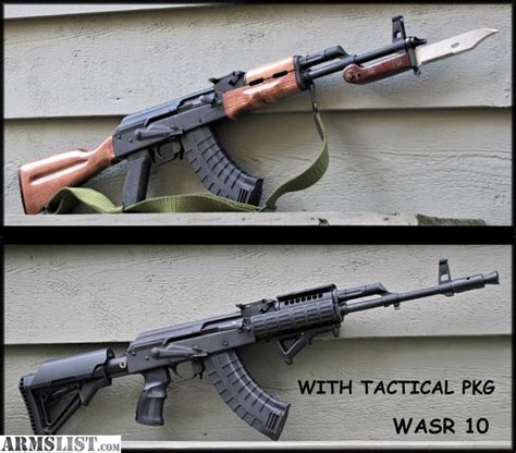 Armslist For Sale Wasr 10 Ak 47 Rifle With Accessories And Tactical Pkg