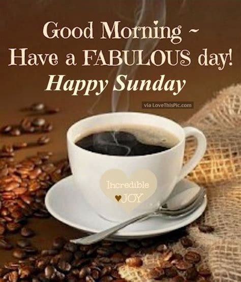 Happy Sunday Morning Coffee