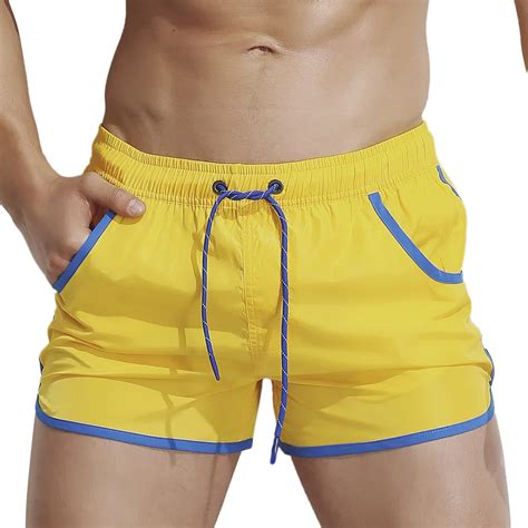 Mens Fashion Quick Dry Slip Short Bottoms Trunks Casual Shorts Boardshorts Brand Men Beach