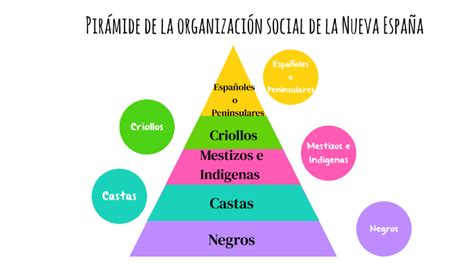 Pirámide De La Organización Social De La Nueva España By Danna Mora On