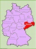 Saxony location on the Germany map - Ontheworldmap.com