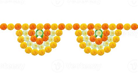 Toran Marigold Decoration Diwali Karwa Choth Indian Festivals 21048131 Png