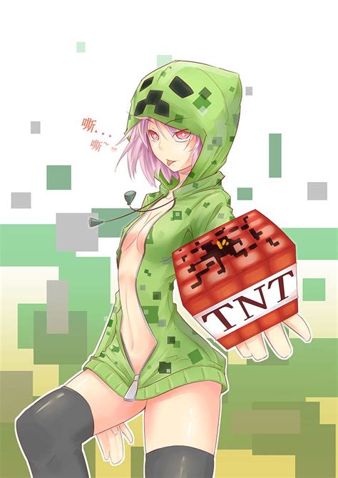 Anime Creeper Girl Minecraft Pinterest Creepers Anime And Girls