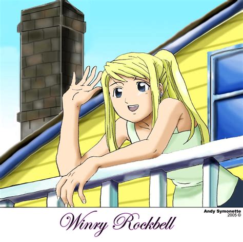 Winry Rockbell Drawing 2005 By Ateam1621 On Deviantart