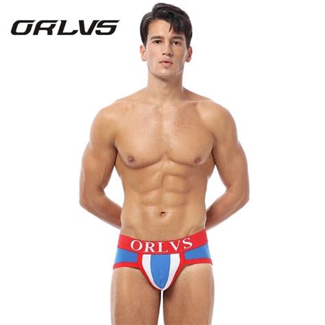 Buy 2018 Orlvs Mens Briefs Soft Breathable Sexy Underwear Mens Hot Hips Up