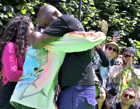 Kanye And Virgil Abloh Hugging After The Louis Vuitton Show Makes Us