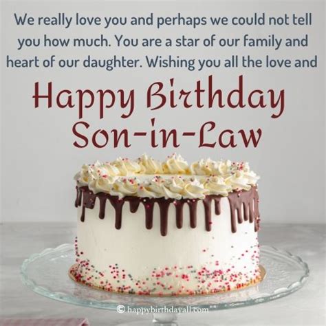 Best Happy Birthday Wishes For Son In Law With Images