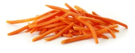 Consider how long you want your julienne cuts to be: Carrots Julienne 1 kg - Chefs Pantry