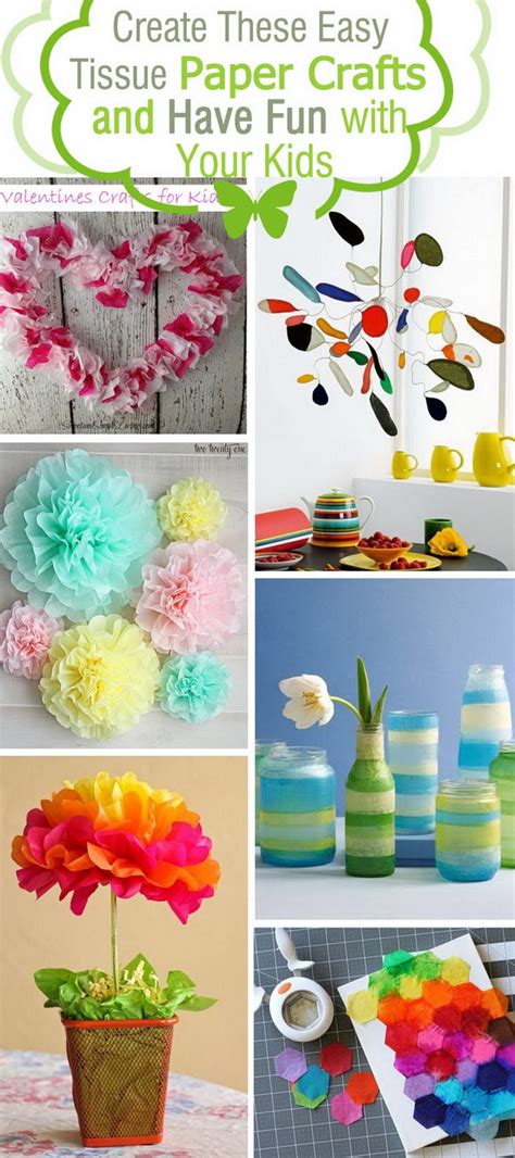 Tissue Paper Crafts For Adults Diy And Crafts