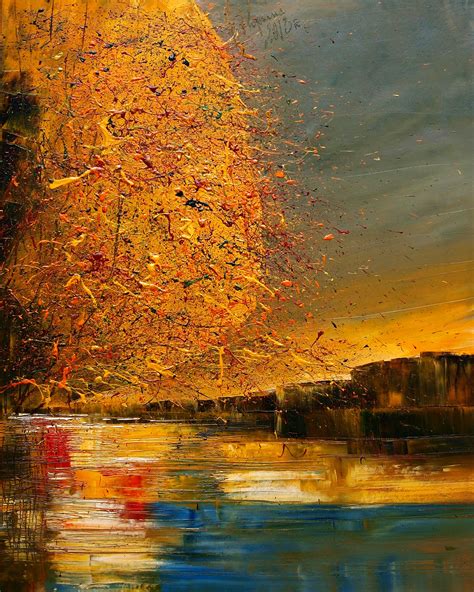 River Landscape Paintings Abstract Landscape Modern Art Abstract