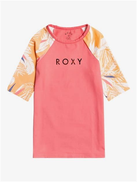 Roxy Short Sleeve Rashguard For Girls 8 16 Roxy