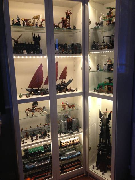 My Lego Cabinet Built Using Ikea Parts Imgur Lego Display Lego