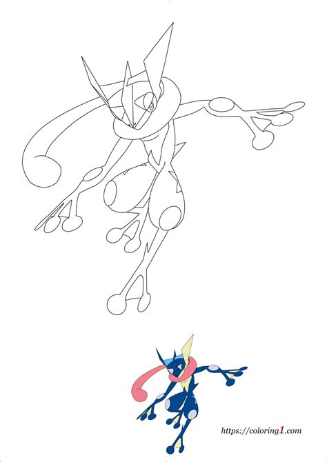 Pokemon Greninja Coloring Pages 2 Free Coloring Sheets 2021 Free