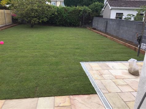 Large Landscaping Job In Rathfarnham Involving New Lawn Fencing And New