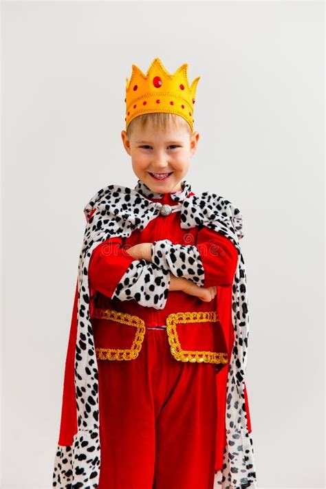 Boy In A King Costume Stock Photo Image Of Historical 110533328