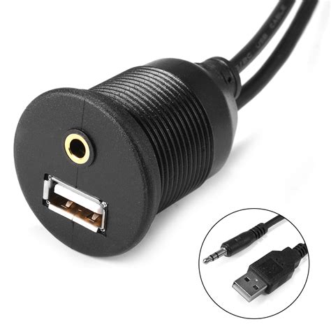 If you don't have a kit, further directions are at the bottom. USB AUX Adapter Socket 3.5mm Jack Car Dashboard Mounted Extension Cable MA1101 | eBay