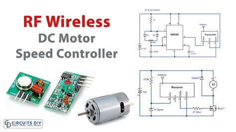6v To 24v Dc Motor Speed Controller Circuit Using Ne555 Ic 48 Off