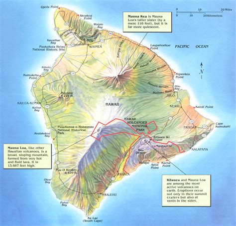Hawaii Volcano National Park Map Maps Model Online