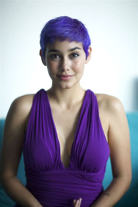 Purple Pixie Girl Haircuts Super Short Hair Short Blue