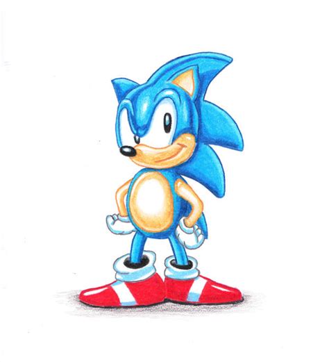 Sonic Old School By Oddballartist On Deviantart