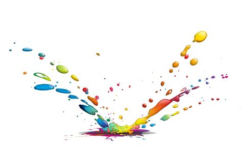 Download Color Drop Water Paint Splash Ink Drops Clipart Png Free