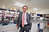 Eurofins CEO Gilles Martin poses in one of his laboratory on... Foto ...