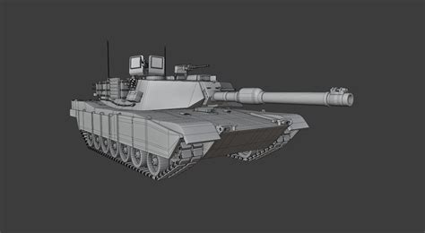 M1a1 Abrams Us Army Tank 3d Model Cgtrader