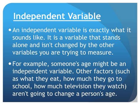 PPT - Independent vs. Dependent variable PowerPoint Presentation - ID ...