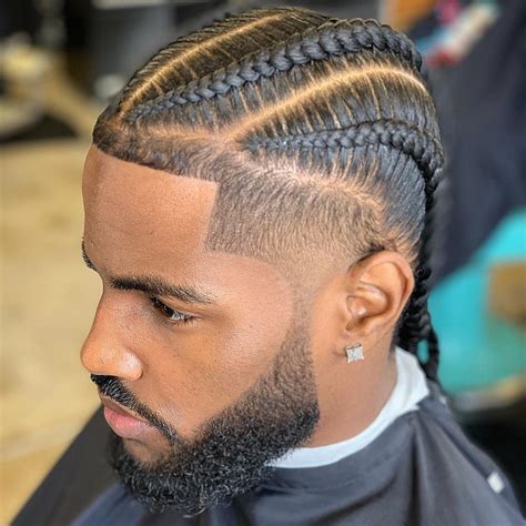 Cornrow Hairstyles For Black Men With Long Hair JF Guede