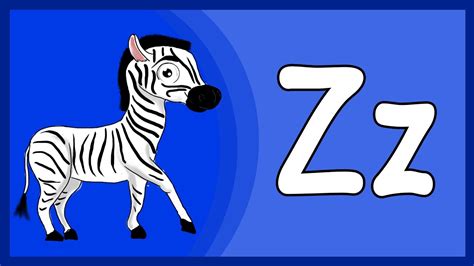 The English Letter Z Learn And Sing The Alphabet English Abc For