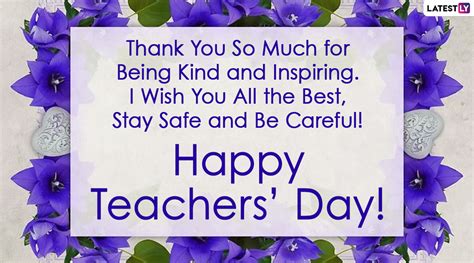 Teacher appreciation week 2020 : Happy Teachers' Day 2020 Wishes: Thank You Notes ...