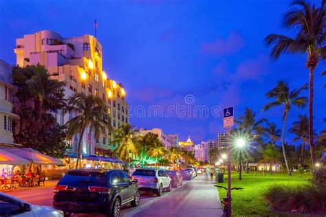 South Beach Miami Skyline Cityscape In Florida Stock Photo Image Of