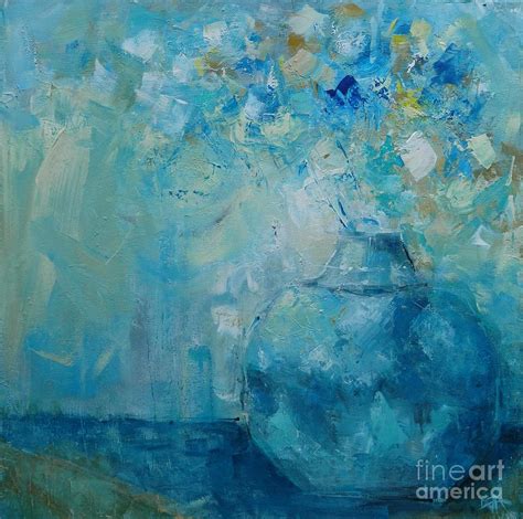 Rhapsody In Blue Painting By Dan Campbell