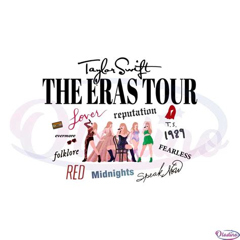 The Eras Tour 2023 Svg Taylor Swift 2023 Svg Cloud Hot Girl