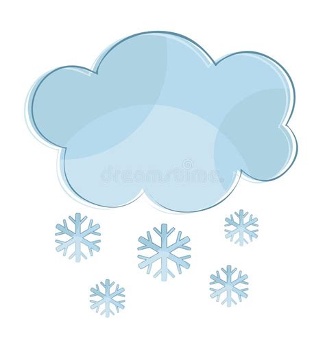 Cloud Of Snow Stock Vector Illustration Of Cute Animation 35846804