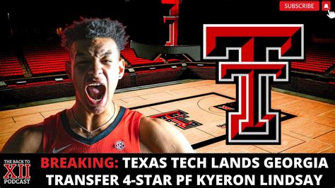 Breaking Texas Tech Mens Basketball Lands 4 Star Uga Transfer Kyeron