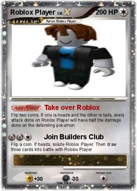 Pokémon Roblox Player 1 1 Take Over Roblox My Pokemon Card