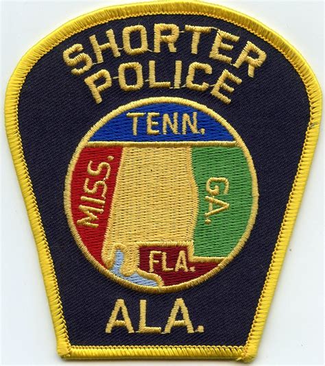 Shorter Alabama Al Police Patch Ebay