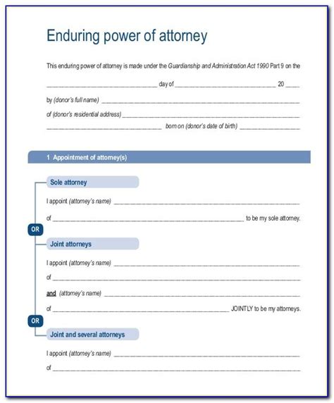 Special Power Of Attorney Template South Africa