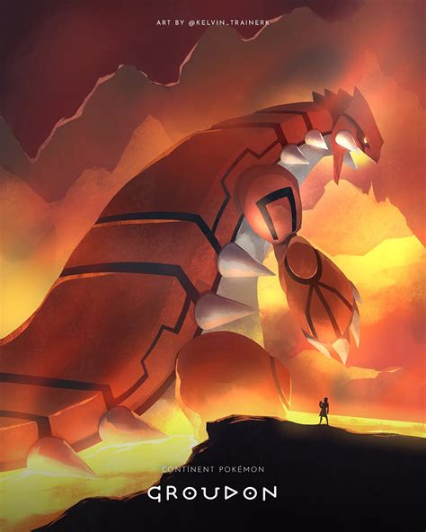 Kelvin Trainerk Groudon Maxie Pokemon Creatures Company Game